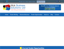Tablet Screenshot of klickbusinesssolutions.co.uk